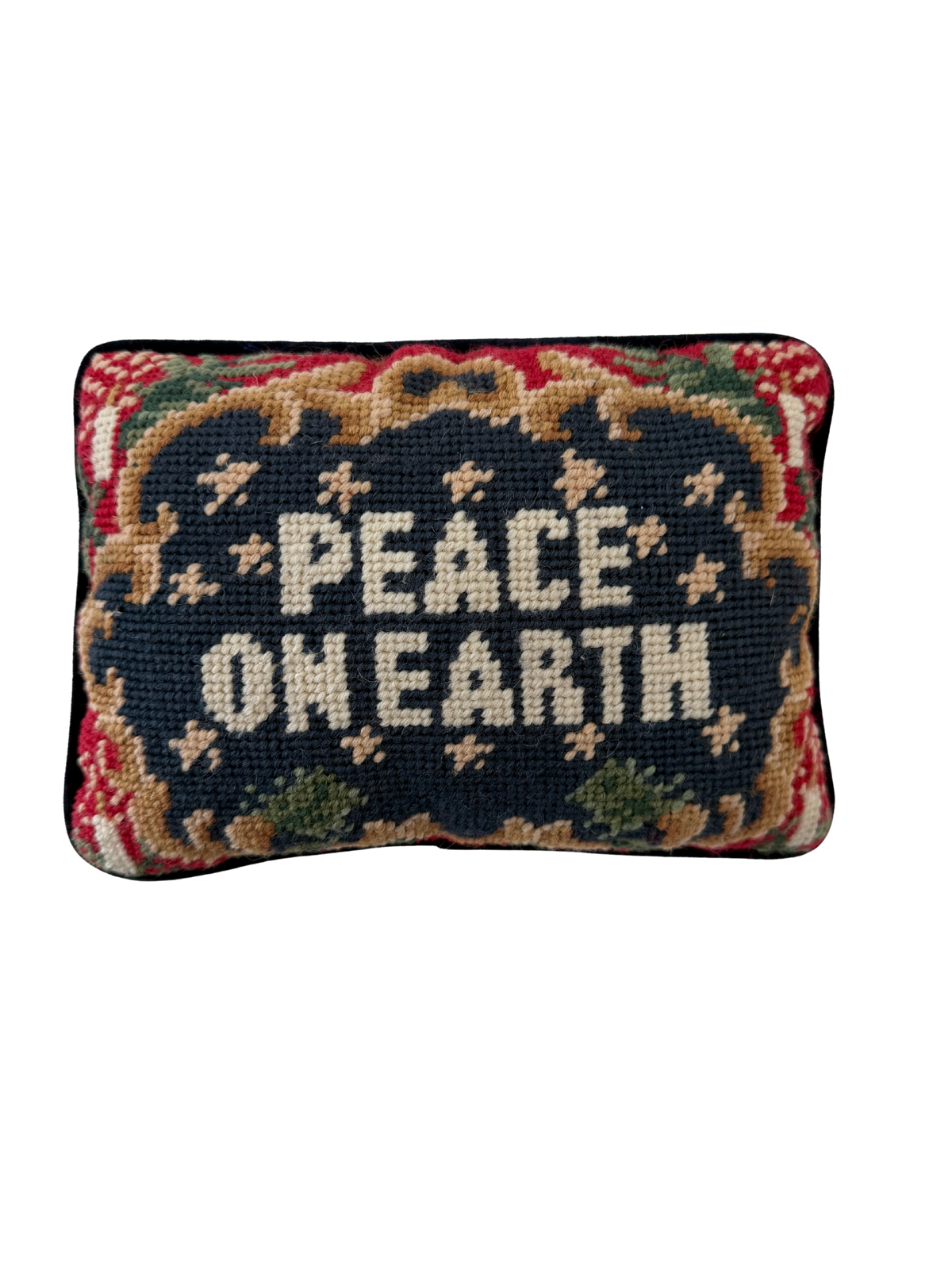 Vintage Needlepoint Pillow