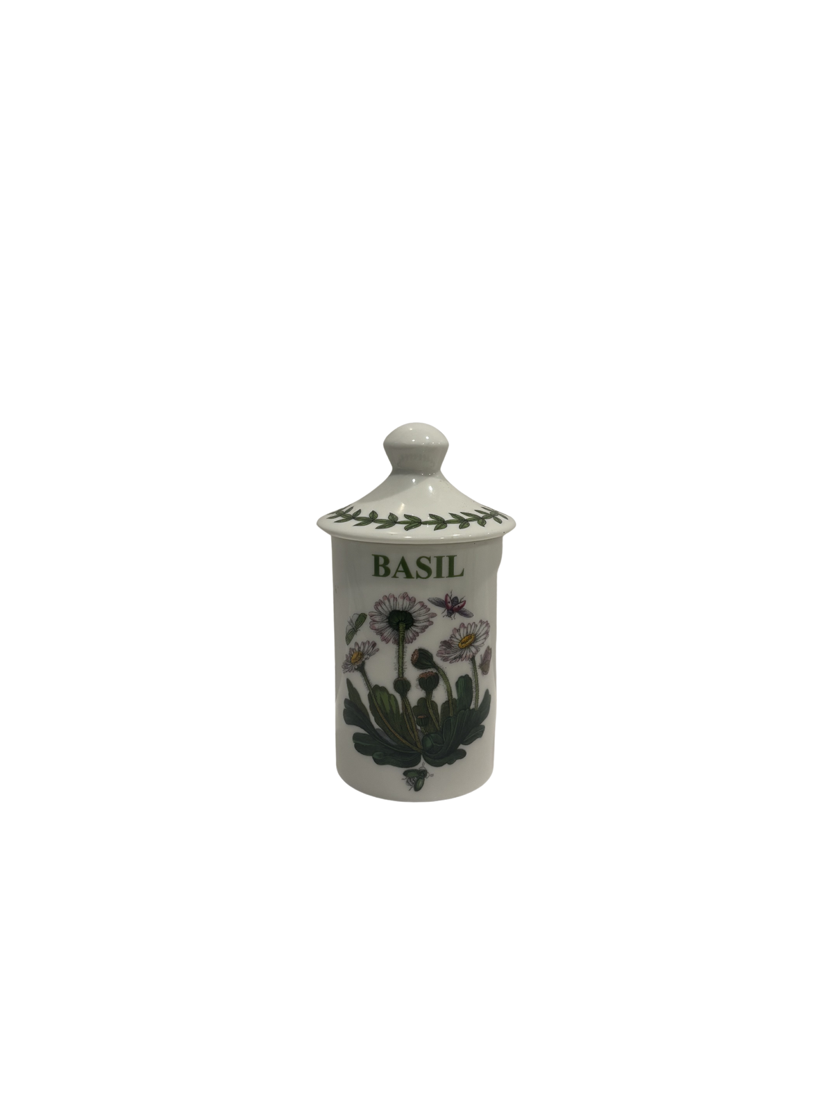 Set of six Portmeirion Botanic Garden ceramic spice jars
