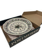 Portmeirion Botanic Garden ceramic wall clock with quartz movement