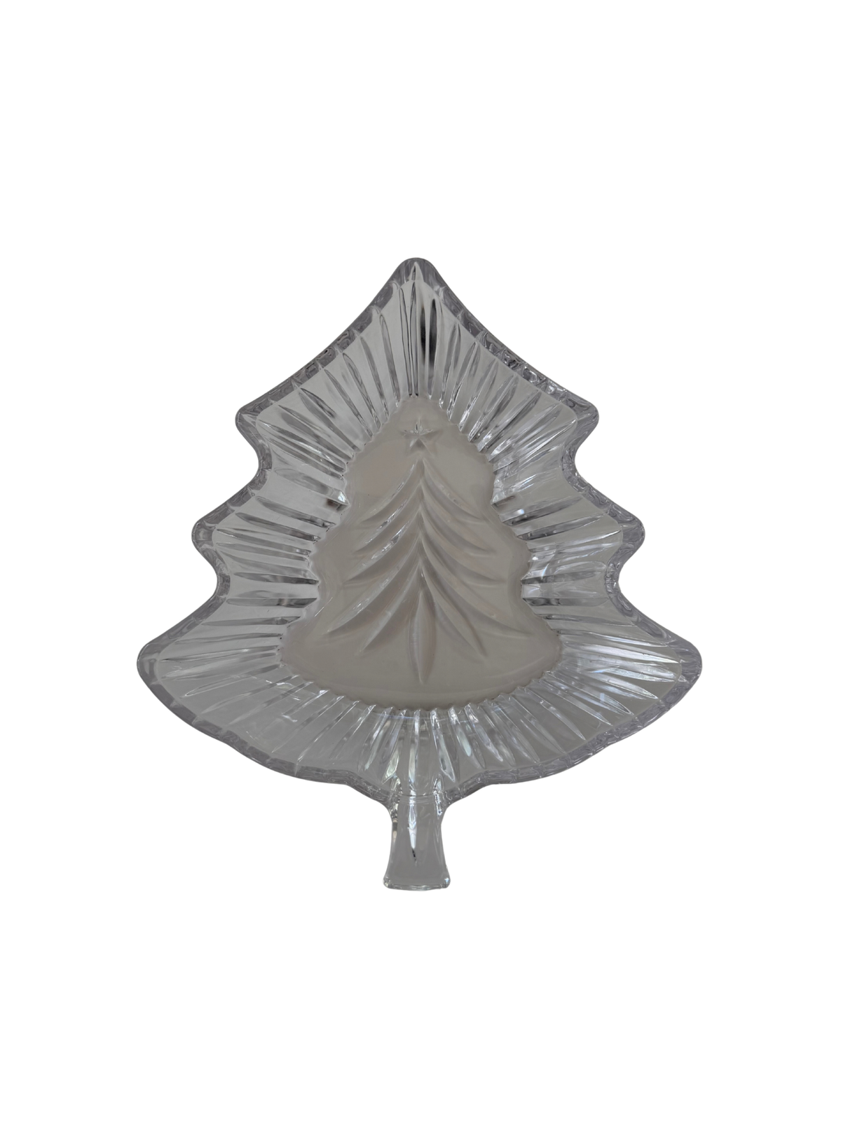 Crystal Christmas Candy Dish