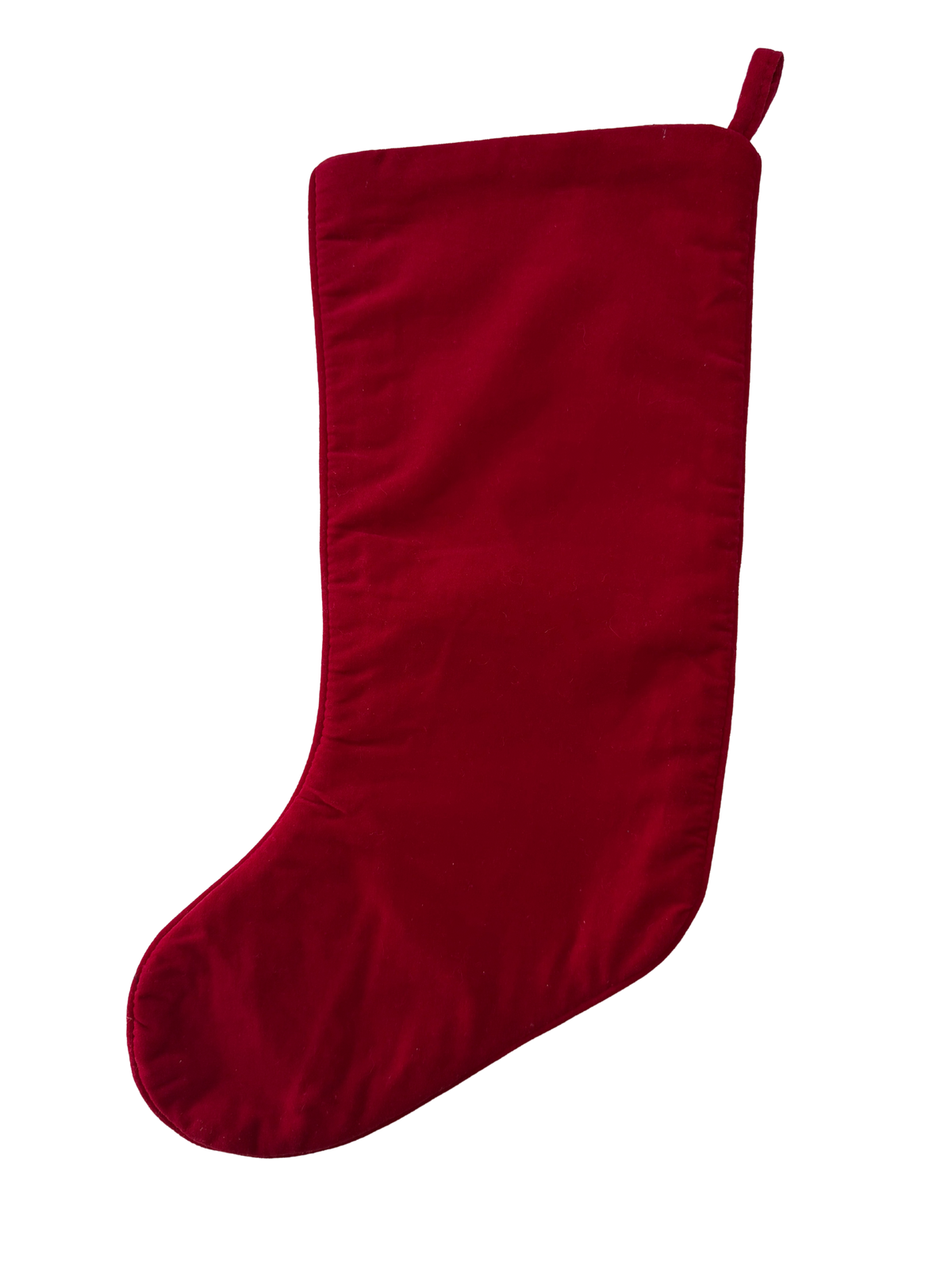 Vintage needlepoint angel stocking