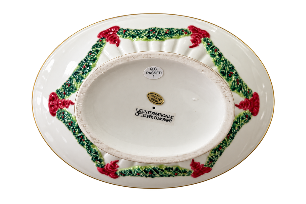 Underside showing International Silver Company label and base wear