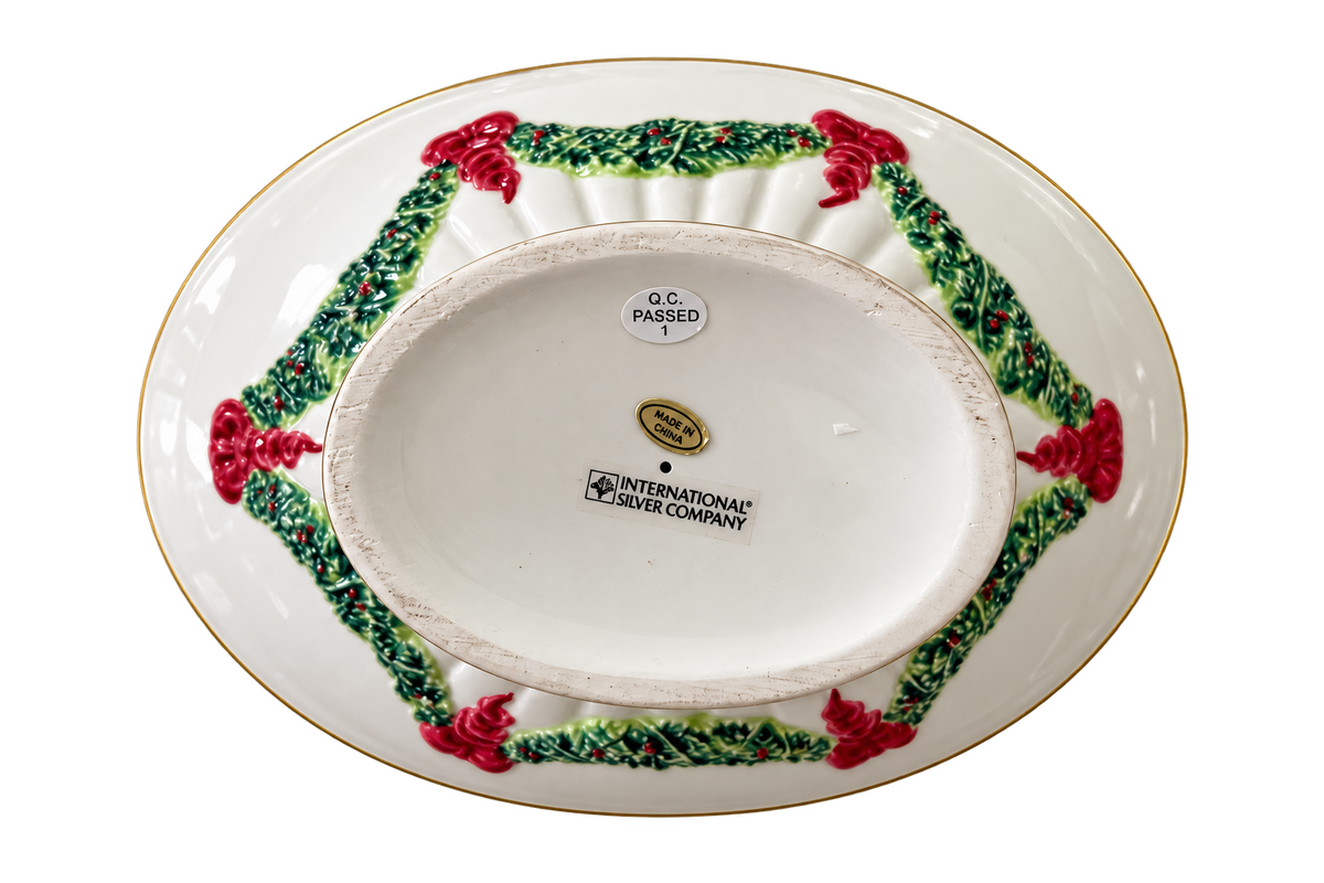 Underside showing International Silver Company label and base wear