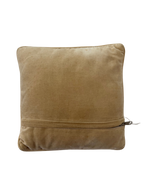 Vintage Needlepoint Joy Square Pillow