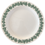 Wedgwood green grapevine plate front with background removed