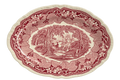 Vintage Mason's Vista red transferware oval platter