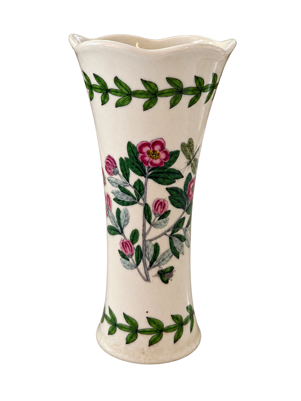 Portmeirion Botanic Garden pink floral bud vase