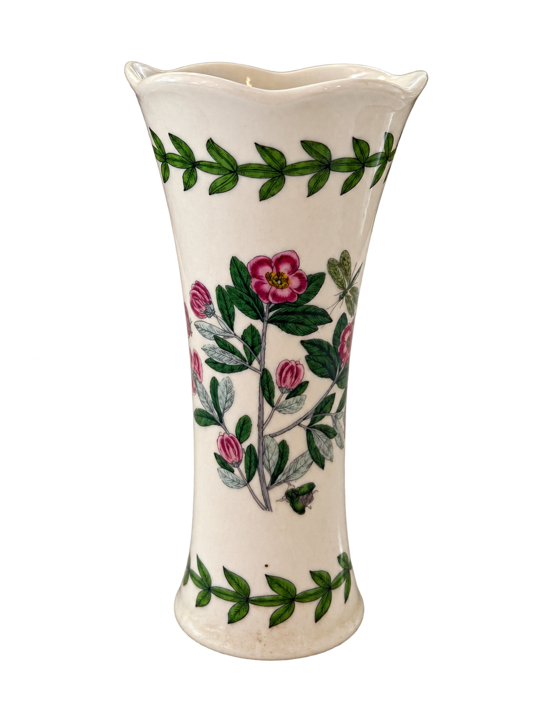 Portmeirion Botanic Garden pink floral bud vase