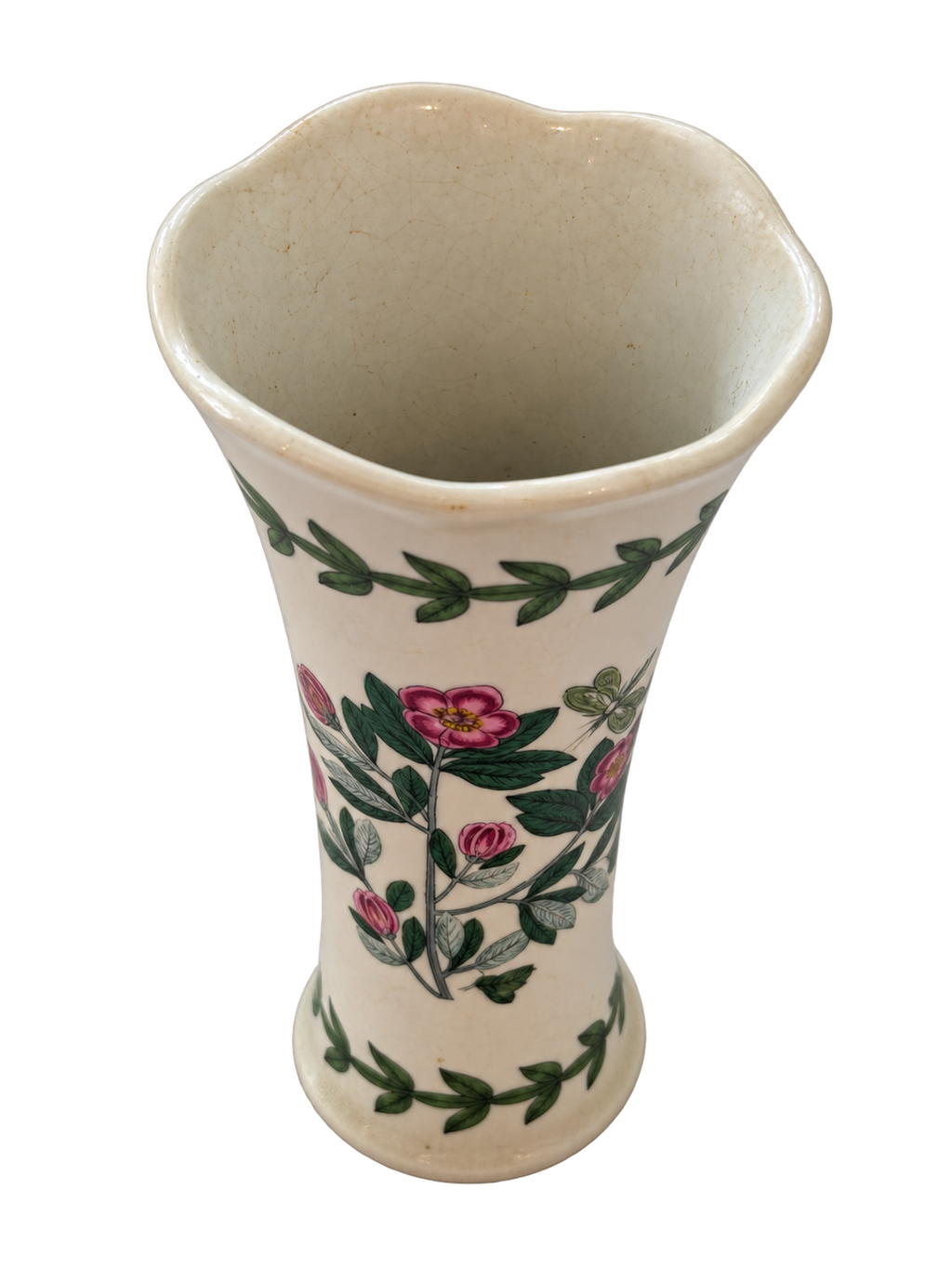 Portmeirion Botanic Garden pink floral bud vase