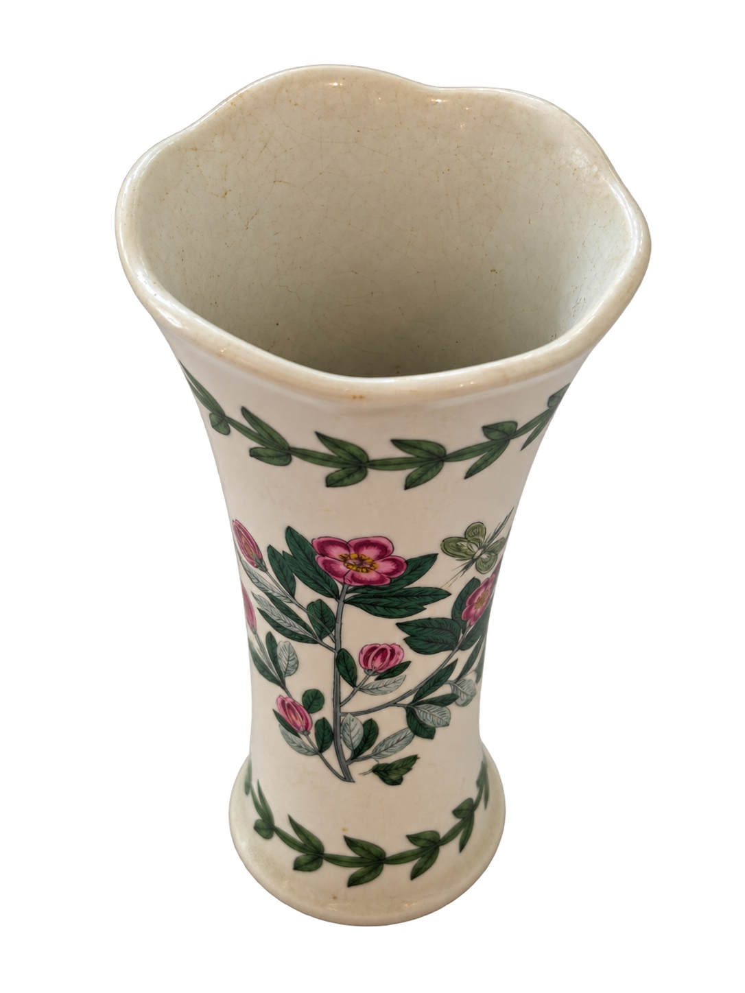 Portmeirion Botanic Garden pink floral bud vase