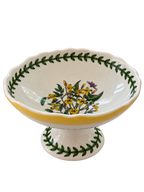 Portmeirion Botanic Garden Terrace yellow jasmine pedestal bowl