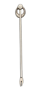 Back view of a single wreath cocktail pick